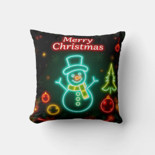 Christmas Neon Popular Holiday Collection Cushion