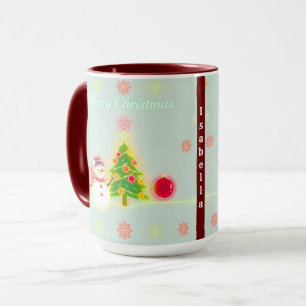 Christmas Neon Trendy Holiday Collection Mug