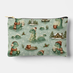 Christmas Nessie Loch Ness Monster Cosy Cryptids Accessory Pouch