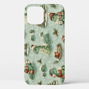 Christmas Nessie Loch Ness Monster Cosy Cryptids  iPhone 12 Case