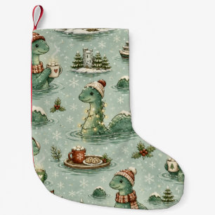 Christmas Nessie Loch Ness Monster Cosy Cryptids Small Christmas Stocking
