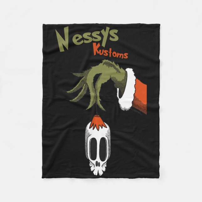 Christmas Nessy  Fleece Blanket (Front)