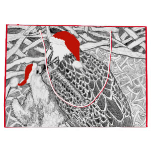 CHRISTMAS NEST HARRIET + M HOME DAD + DAUGHTER LARGE GIFT BAG