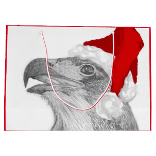 CHRISTMAS NEST HARRIET M HOME STORY FAMILY TREE E9 LARGE GIFT BAG