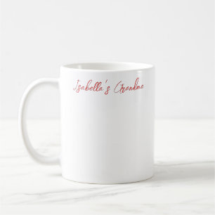 Christmas New Grandchild Grandma Coffee Mug