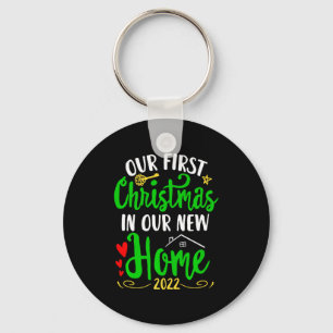 Christmas New Home Xmas Homeowner Our First Apartm Key Ring
