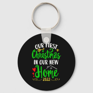 Christmas New Home Xmas Homeowner Our First Apartm Key Ring