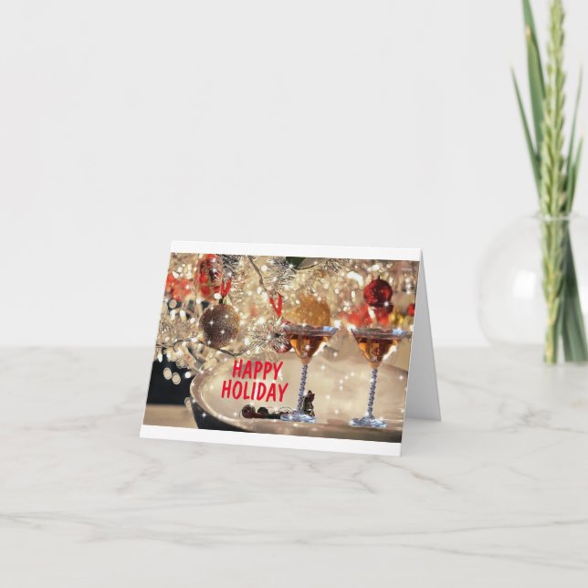 CHRISTMAS/NEW YEAR CHEERS AND GREETINGS CARD (Front)