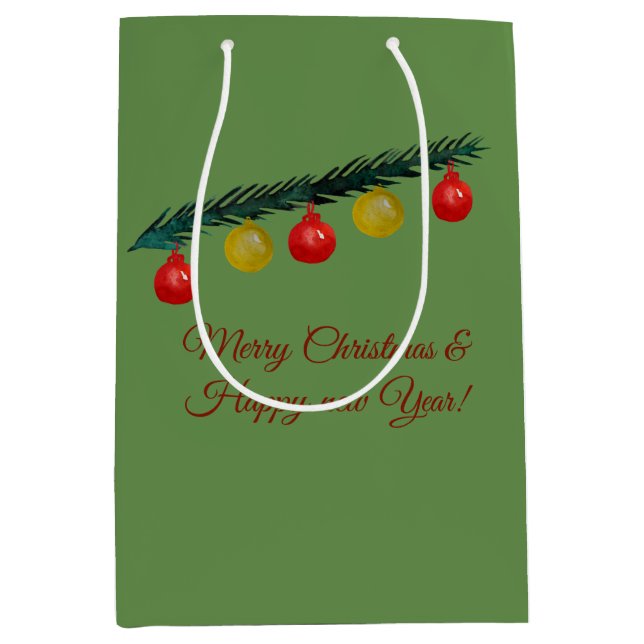 Christmas, New Year Gift Bag (Front)
