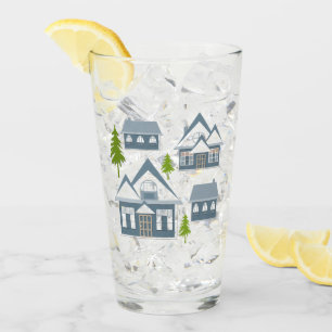 Christmas, new year glass
