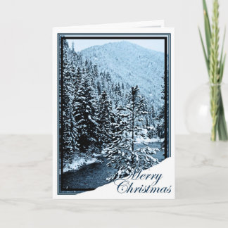 Christmas, New Year, Holiday- Little Spokane River Holiday Card