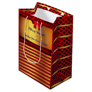 Christmas -  New Year Medium Gift Bag