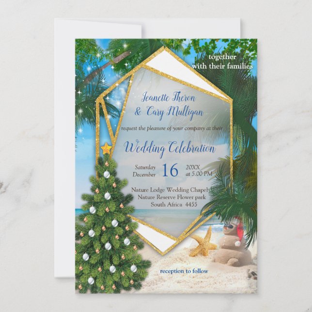 Christmas & New Year of 2024 Invitation (Front)