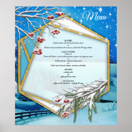 Christmas & New Year of 2024 Poster