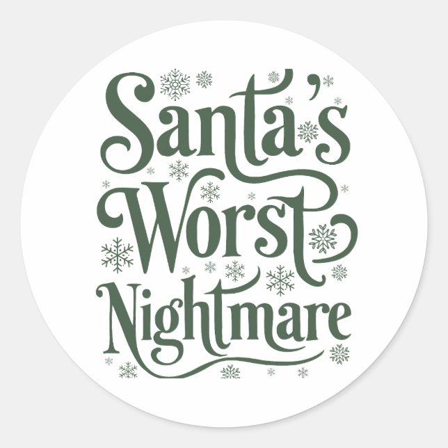 Christmas | New Year sticker (Front)