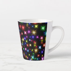 Christmas, New Year's Day Colourful Lights-27317 Latte Mug