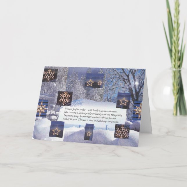 Christmas New Years Holiday Card (Front)