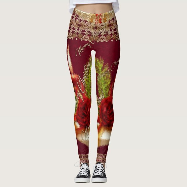 Christmas / New Years Party Leggings (Front)