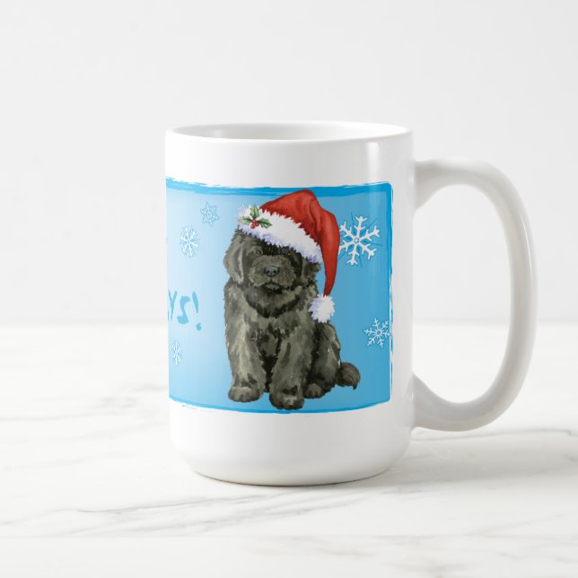 Christmas Newfoundland Coffee Mug (Right)