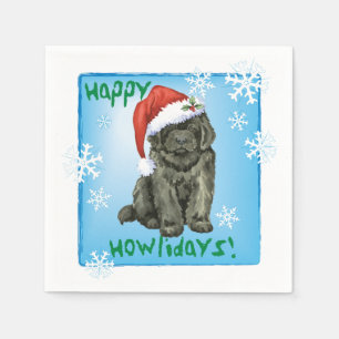 Christmas Newfoundland Napkin