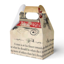 Christmas News Favour Box