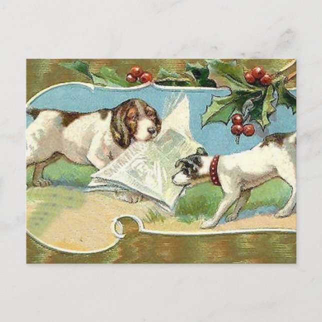 Christmas News Holiday Postcard (Front)