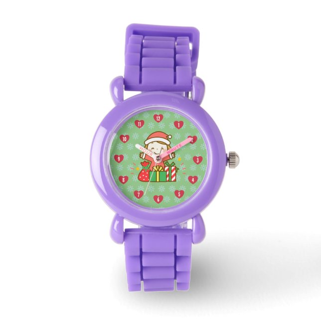 Christmas Nice List Kids Gift From Santa Clause Watch (Front)