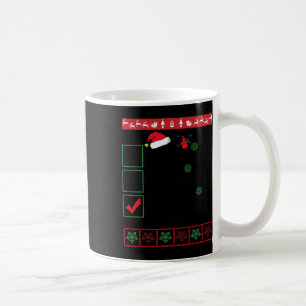 Christmas Nice Naughty Bruh Funny Xmas List Women Coffee Mug