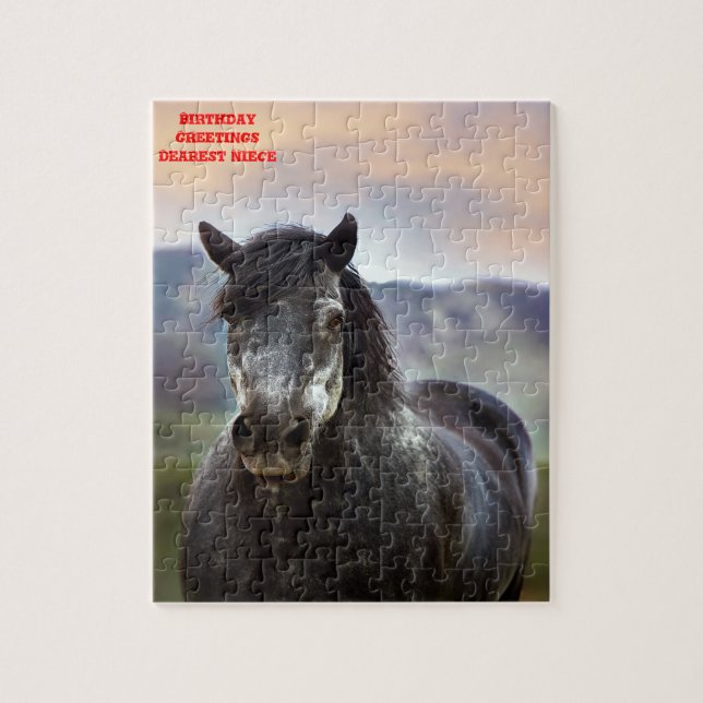 Christmas Niece. Jigsaw Puzzle (Vertical)