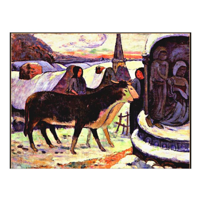 Christmas Night by Paul Gauguin Photo Print (Front)
