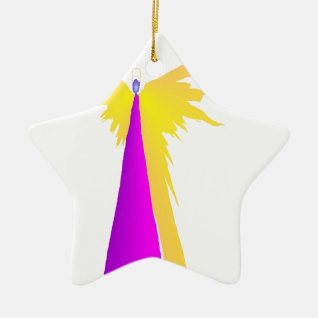 Christmas night ceramic tree decoration (Front)