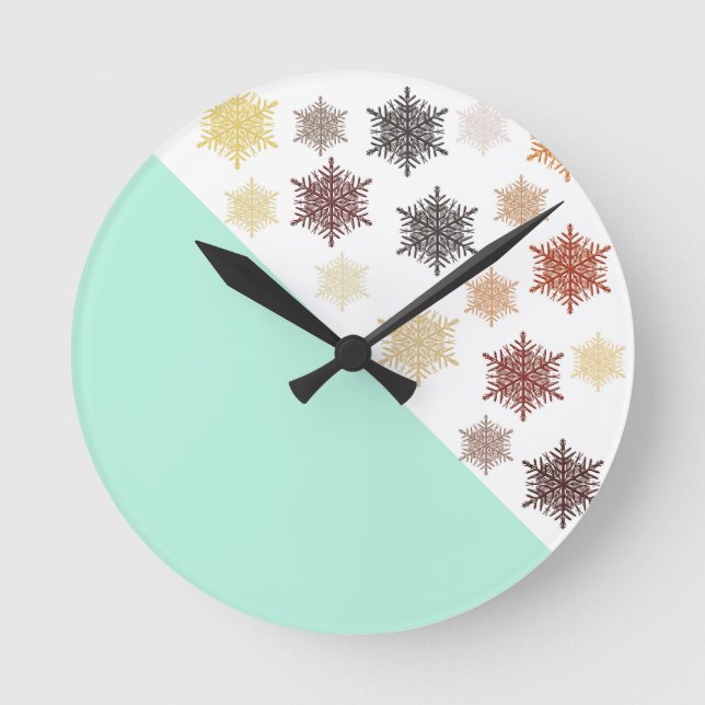 Christmas Night Round Clock (Front)