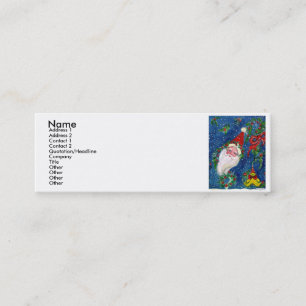 CHRISTMAS NIGHT / SANTA CLAUS MINI BUSINESS CARD