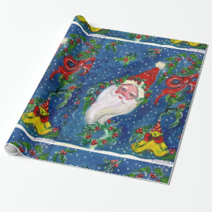 CHRISTMAS NIGHT /SANTA CLAUS WRAPPING PAPER