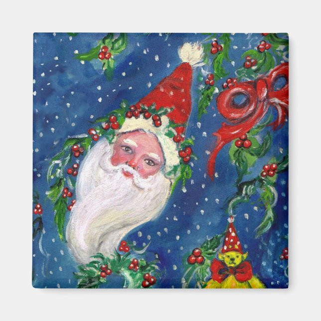 CHRISTMAS NIGHT / SANTA MAGNET (Front)
