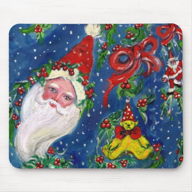 CHRISTMAS NIGHT / SANTA MOUSE MAT (Front)