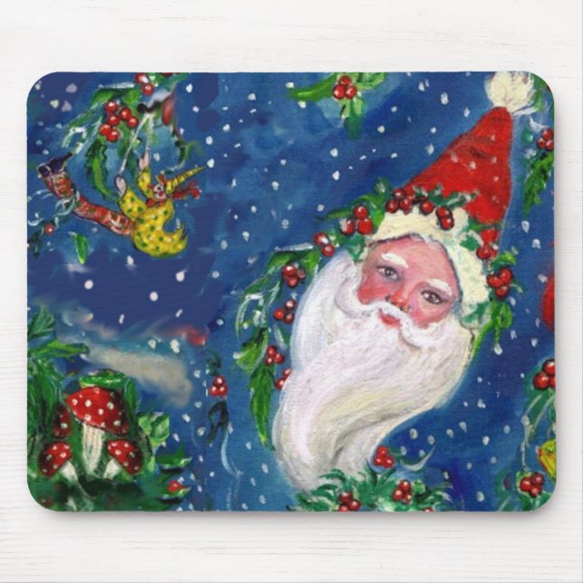 CHRISTMAS NIGHT / SANTA MOUSE MAT (Front)