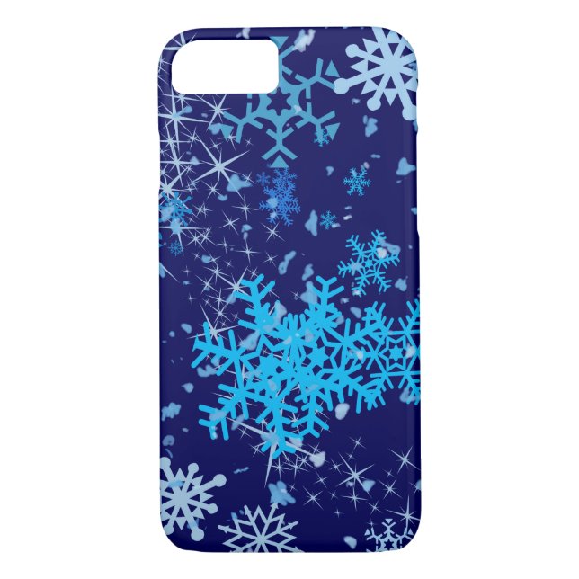 Christmas Night Snowfall Case-Mate iPhone Case (Back)