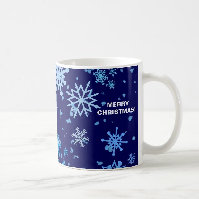 Christmas Night Snowfall Coffee Mug (Right)