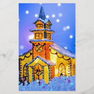 Christmas Night Stationery