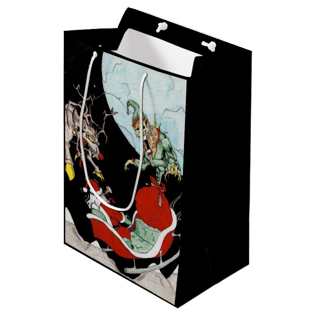 Christmas nightmare Custom Gift Bag (Front Angled)