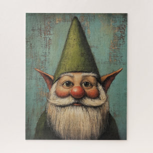 Christmas Nisse - Traditional Nordic Holiday Art Jigsaw Puzzle