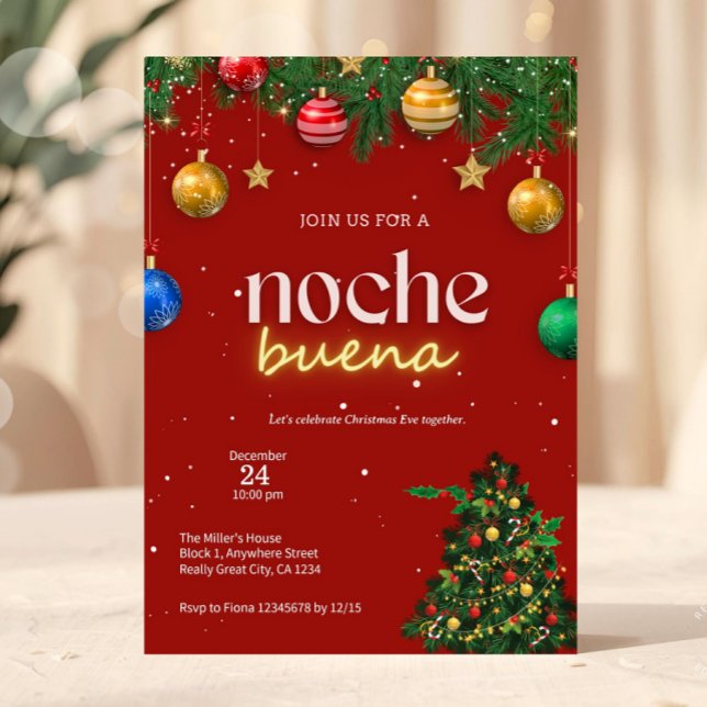 Christmas Noche Buena Invitation Pasko Philippines (Creator Uploaded)