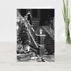 Christmas Noir Fantasy Holiday Card