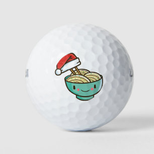 Christmas noodle bowl golf balls