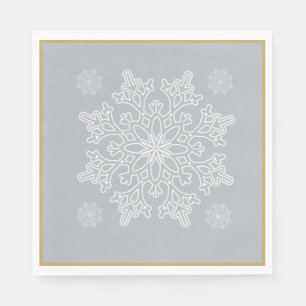 Christmas Nordic Snowflake Paper Napkins