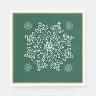 Christmas Nordic Snowflake Paper Napkins