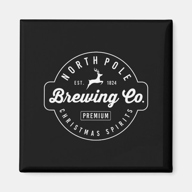 Christmas North Le Brewing Beer Holiday Season  Magnet (Front)