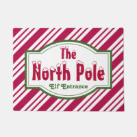 Christmas North Pole Doormat Rug Decoration