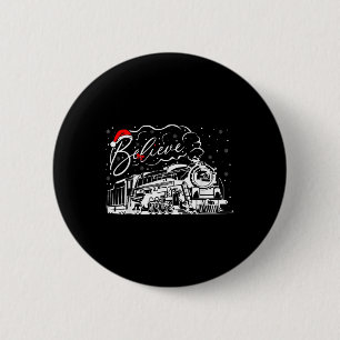 Christmas North Pole Polar Express All Abroad Xmas 6 Cm Round Badge